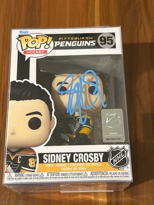 Sidney Crosby Autographed Funko Pop With COA!