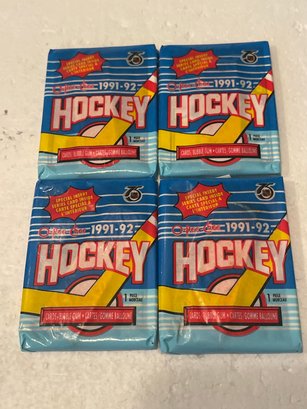 Opee-chee 1991-92 Hockey - 4 Wax Packs