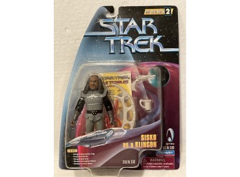 Star Trek Warp Factor Series Sisko As A Klingon Action Figure Playmates Toys