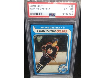 1979 Topps Gretzky Rookie PSA 6 EX-MT