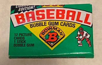 1989 Bowman Baseball Wax Pack. Potential Griffey Rookie!