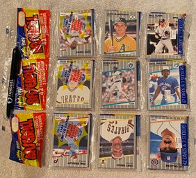 1989 Fleer Rack Pack Lot Of 3. Griffey JR Rookie?