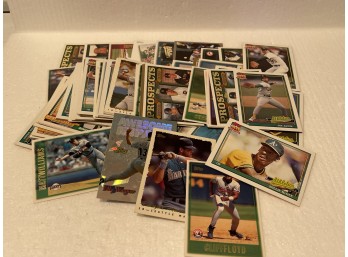 Baseball  Cards Assorted Brands And Years 50 Plus