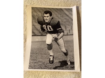 Vintage George Saimes Football Photo