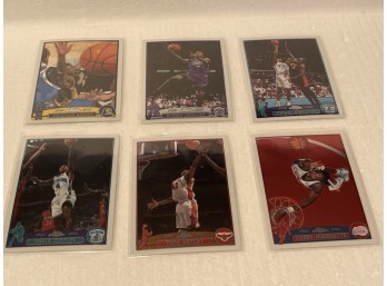 2003-04 Topps Chrome Basketball Cards Assorted 6 Cards