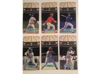 1986 Lot Of (6) Donruss Pop Up Cards