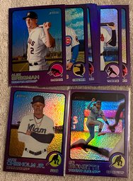 2022 Topps Heritage Purple Refractor Lot Of 10