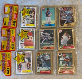 1987 Topps Rak Pack Lot Of 3