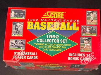 1992 Score Major League Baseball Collectors 910 Card Factory Set New Sealed