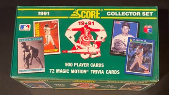 1991 Score Major League Baseball Collectors 910 Card Factory Set New Sealed