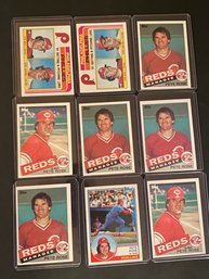 Pete Rose Baseball Card Lot Of 31