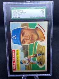 1956 Topps Bill Renna Baseball Card SGC 40 VG 3