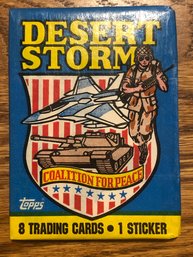 1991 Desert Storm Unopened Wax Packs