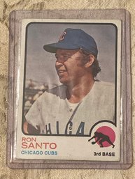 Ron Santo 1973 Topps Baseball Card #115 Chicago Cubs Vintage MLB