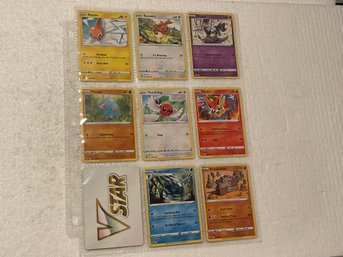 Pokemon Assorted 9 Card Lot