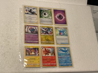 Pokemon Assorted 9 Card Lot