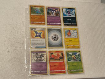 Pokemon Assorted 9 Card Lot