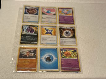 Pokemon Assorted 9 Card Lot