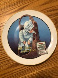 Kelloggs Collectible Plate The Little Girl In The Oriole