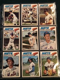 Lot Of (17) 1977 Topps Baseball Cards