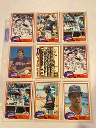 Lot Of (18) 1981 Topps Baseball Cards