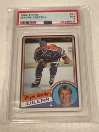 Wayne Gretzky 1984 Topps #51 PSA 7 NM Edmonton Oilers The Great One