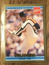 1992 Nolan Ryan Coca Cola Donruss Card