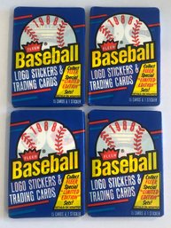 1988 Fleer Wax Packs Lot Of 4