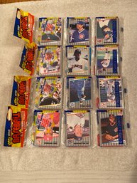 1989 Fleer Baseball Rack Pack Lot Of 4. Possible Griffey Rookie!