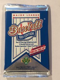 1991 Upper Deck Baseball Card Pack