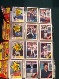 1988 Topps Rak Pack Lot Of  (4)