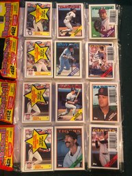 1988 Topps Rak Pack Lot Of  (4) Rickey Henderson On Top Of One Pack