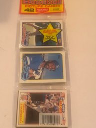 1989 Topps Rack Pack With HOF Mike Schmidt  Showing!!