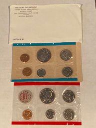 1971 U.S Mint Uncirculated Coins