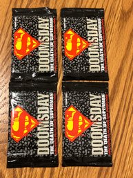 Superman Doomsday Lot Of (4) Unopened Packs!!
