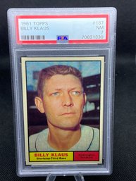 1961 Topps Billy Klaus PSA 7