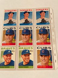 Baseball Assorted Cards 9 Card Lot