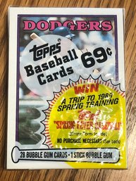 1988 Topps Cello Unopened