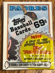 1988 Topps Cello Unopened