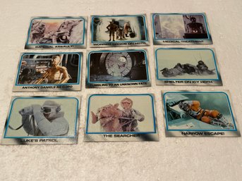 Star Wars Cards Lot Of 9
