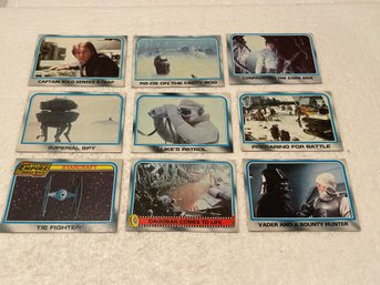 Star Wars Cards Lot Of 9