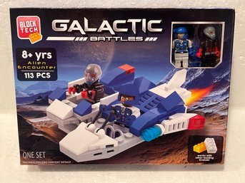 Block Tech Galactic Battles Alien Encounters 113 Pieces Building Blocks