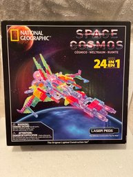 Space Cosmos National Geographic Laser Pegs Lighted Construction Toy Brick Block