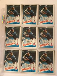 1985 Topps Baseball Card  Lot Of 18 Joe Carter
