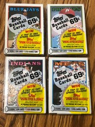 1988 Topps Cello Pack Lot Of 4