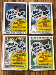 1988 Topps Cello Pack Lot Of 4