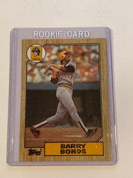 1987 Topps Barry Bonds Baseball Card