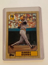 1987 Topps Barry Bonds Baseball Card