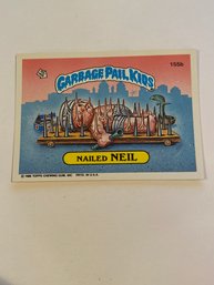 Garbage Pail Kids Card Nailed Neil