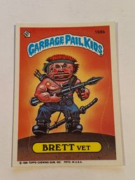 Garbage Pail Kids Card Brett Vet